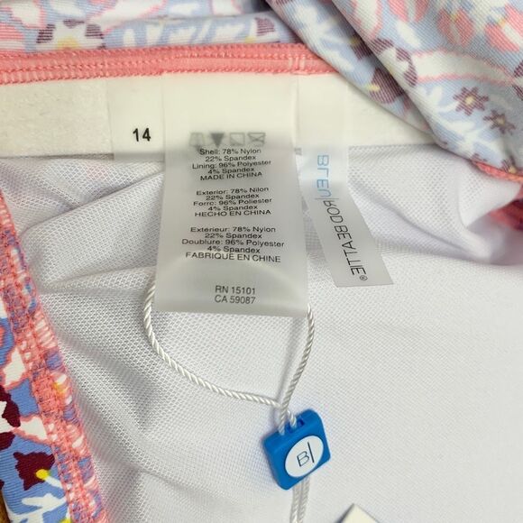 Bleu Rod Beattie Positano Off The Shoulder Bandeau Bikini Swim Top Size 14 Large - Picture 9 of 9